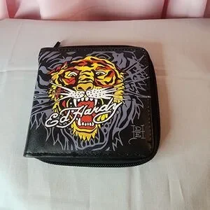 Ed Hardy Gold Tiger Wallet