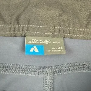 Eddie Bauer First Ascent Mens Pro Guide Hiking Shorts Sz 33 Cargo Performance C6