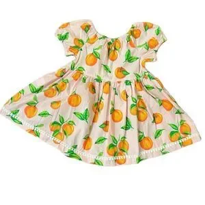 Eleanor Rose Pixie Top Pink Orange Fruit & Brailey Shorts Orange NEW Size 7-8