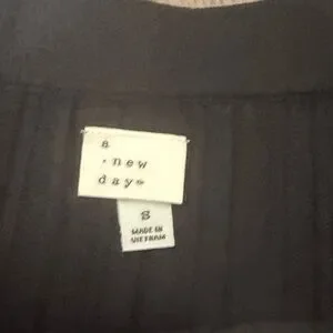 Elegant Black Pleated Skirt Knitted A New Day