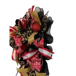 Elegant Santa Clause Christmas Wreath For Front Door