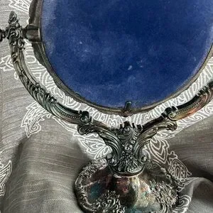 Elegant Silver Vanity Mirror