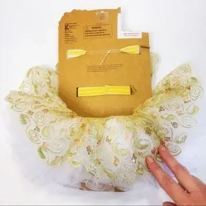 Elly & Emmy 3-Piece Angel Tutu Set Sz 0-6M
