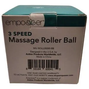 Empower Massage Roller Ball 3 Speed Massaging Vibrating Fascia Muscle Relaxation