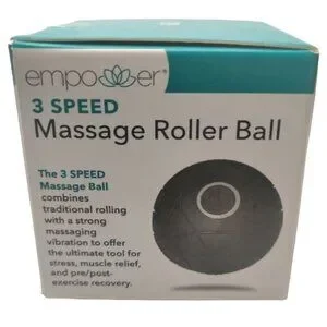 Empower Massage Roller Ball 3 Speed Massaging Vibrating Fascia Muscle Relaxation