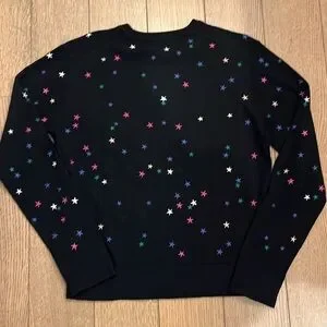 Equipment Nartelle Embroidered Star Sweater Size Small