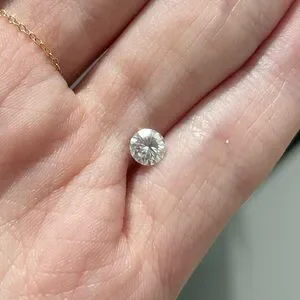 Estate 0.45ct natural earth-mined diamond vintage old round cut 1/2 carat