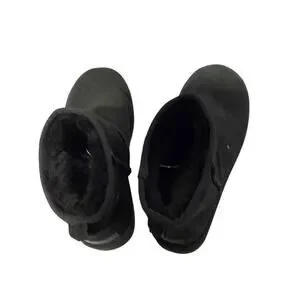 EUC Black Short UGG Shoes Size 8 Classic Booties Comfy