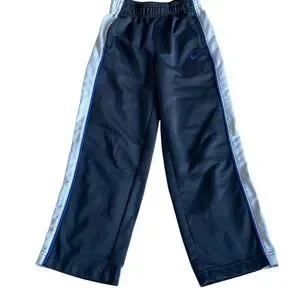 EUC Nike Youth Gray White Side Stripe Track Pants/Joggers - Size 6