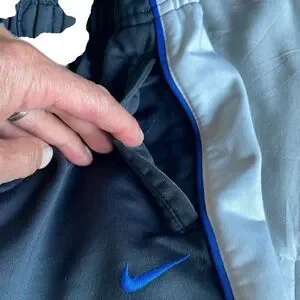 EUC Nike Youth Gray White Side Stripe Track Pants/Joggers - Size 6