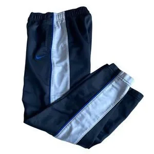 EUC Nike Youth Gray White Side Stripe Track Pants/Joggers - Size 6