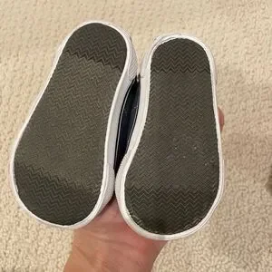 EUC Sperry HALYARD Boys CRIB Shoes Sz. 2M NAVY