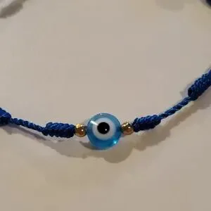 Evil Eye Bracelet With Blue String