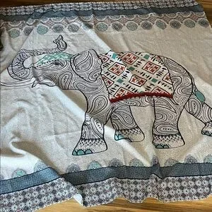 Fabric Shower curtain elephant
