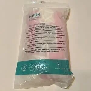 Face Mask Kids Pink Non Medical Protection Mask
