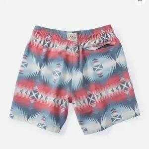 Faherty Southwestern Beacon Trunk Colorado Jewel Swim Short S kids board shorts
