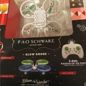 FAO Schwarz Green And Blue Light-Up Drone