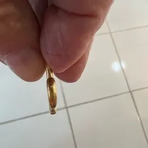 FASHION GOLD TONE PIERCED EARRINGS