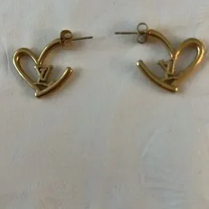 FASHION GOLD TONE PIERCED EARRINGS