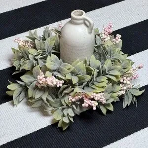Faux Floral Wreath
