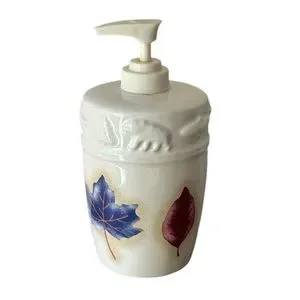 FAVORITE THINGS Leaf and Woodland Animals Soap Dispenser