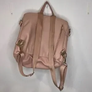 Fawn Design Diaper Bag Messenger Strap Backpack Warm Blush Pink Baby Bag Travel