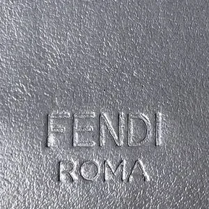 Fendi Monster Eyes Bifold Wallet Men’s Black Leather Designer Italy VGUC