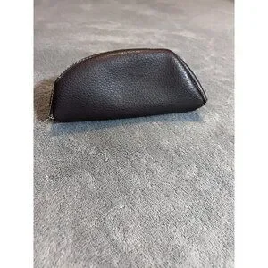 FENDI Selleria Serie Numerata 100% Leather Logo Sunglasses Soft Case Ita…