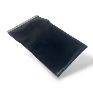 Fendi Soft Eyeglass / Sunglass Case Black Soft Leather Magnetic Logo 6.75 X 4"