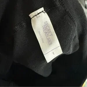 Fishnet Nylon Stockings Black Opaque Top Sheer Mesh Bottom