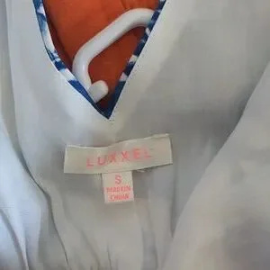 Floral Blue Tie Layered Dress