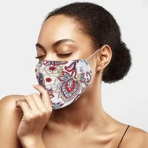 Floral print mask