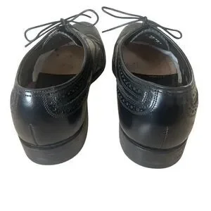 Floresheim Black Derby Wingtip Oxford Leather Dress Shoes Men’s Size 8 20381