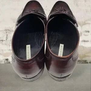 Florsheim Dress Casual Slip-on Tassel Loafers Burgundy Men's 11 D Leathe…