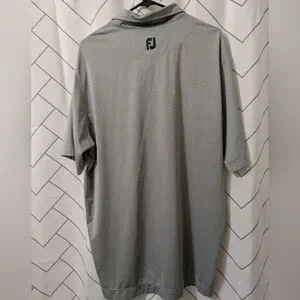 FootJoy Gray Men's Golf Polo Shirt Size L