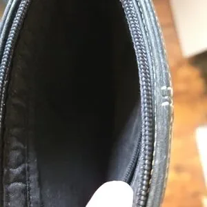 Fossil Black Leather Shoulder Bag Satchel Purse Handbag