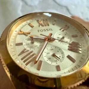 Fossil Cecile Watch in Rose Gold