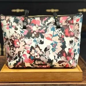 Fossil Large Floral Women's Tote Bag