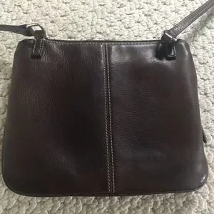 Fossil Vintage Distressed Leather Crossbody Bag