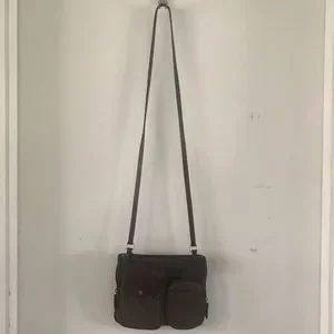 Fossil Vintage Distressed Leather Crossbody Bag