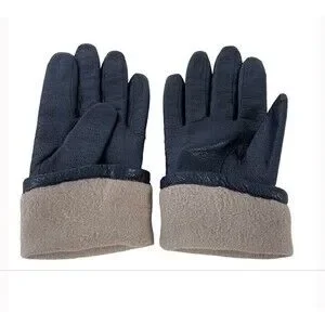 Fownes Vintage Perforated Classic Leather Lined Black Gloves Lightweight Soft 7