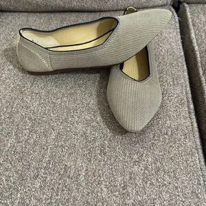 Frank Mully Ballet Flat Shoes US Women's Size 7 Lightweight Comfort Knit Slip