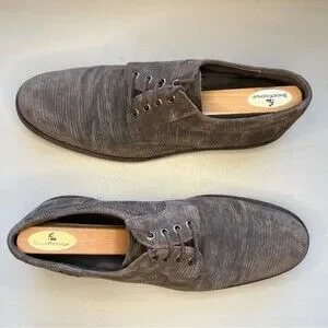 Frederic By Lloyd Germany Brown Corduroy Look Lace Up Shoe Men UK 8.5 US 9 - 9.5