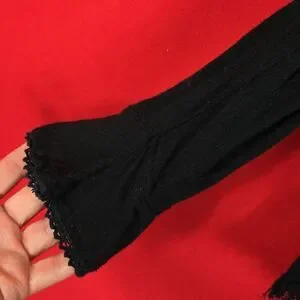 FREE PEOPLE  Blue Bird Smocked Top Babydoll Whimsigoth Fairy Grunge Goth Size XS