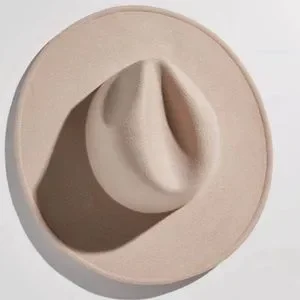 Free People Clean Slate Wide Brim Wool Hat One Size