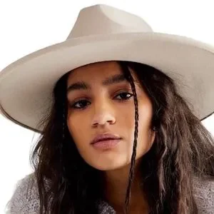 Free People Clean Slate Wide Brim Wool Hat One Size