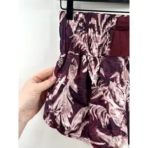 Free People The Way Home Shorts Floral Purple Size Small
