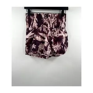 Free People The Way Home Shorts Floral Purple Size Small