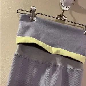 Free People Women's Leggings In Blue And Yellow