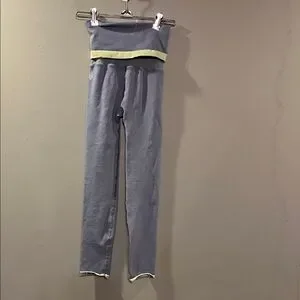 Free People Women's Leggings In Blue And Yellow